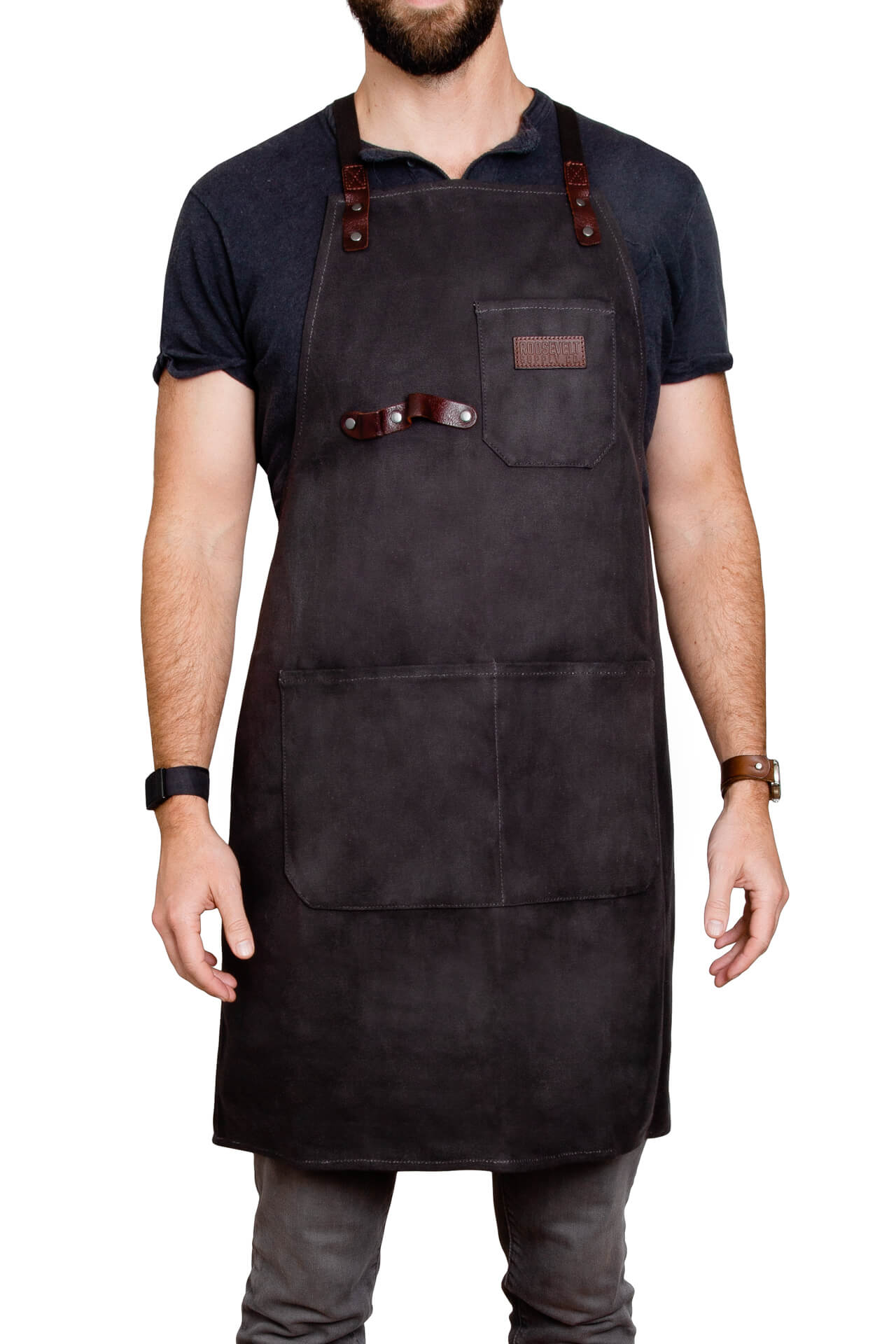 Waxed canvas apron - Roosevelt Supply Co.