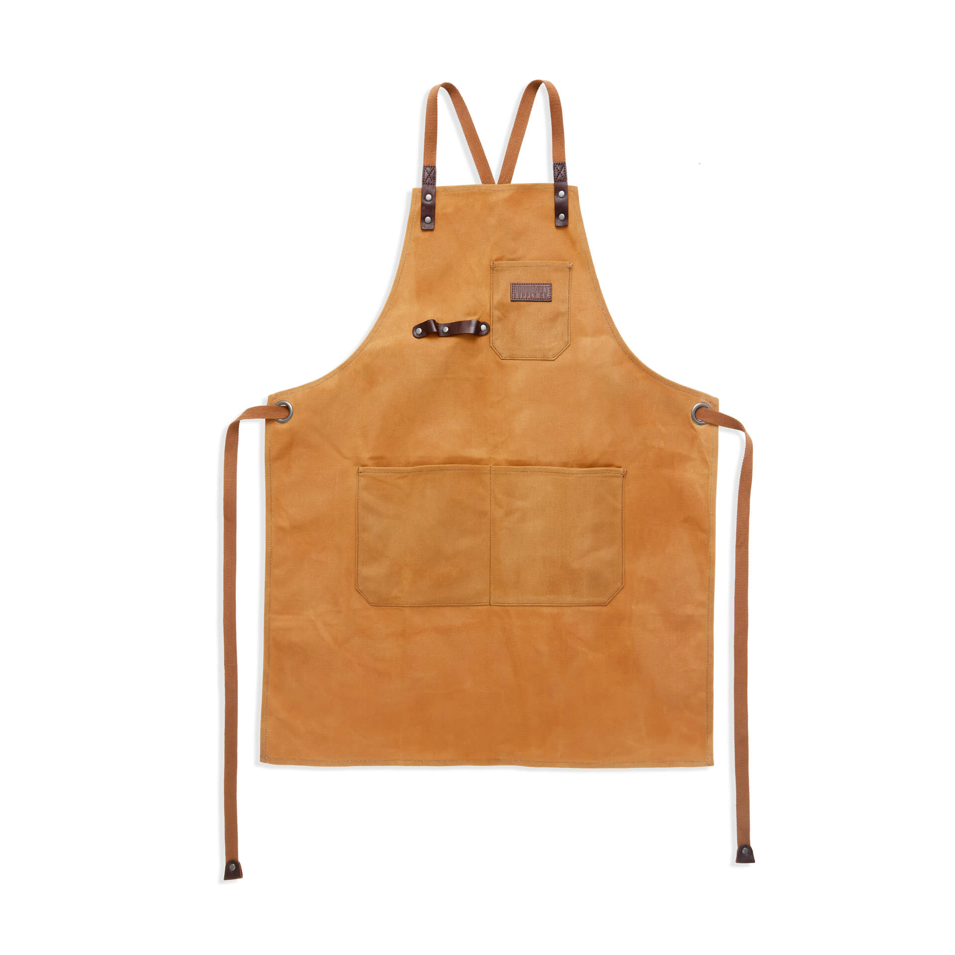 Waxed canvas apron