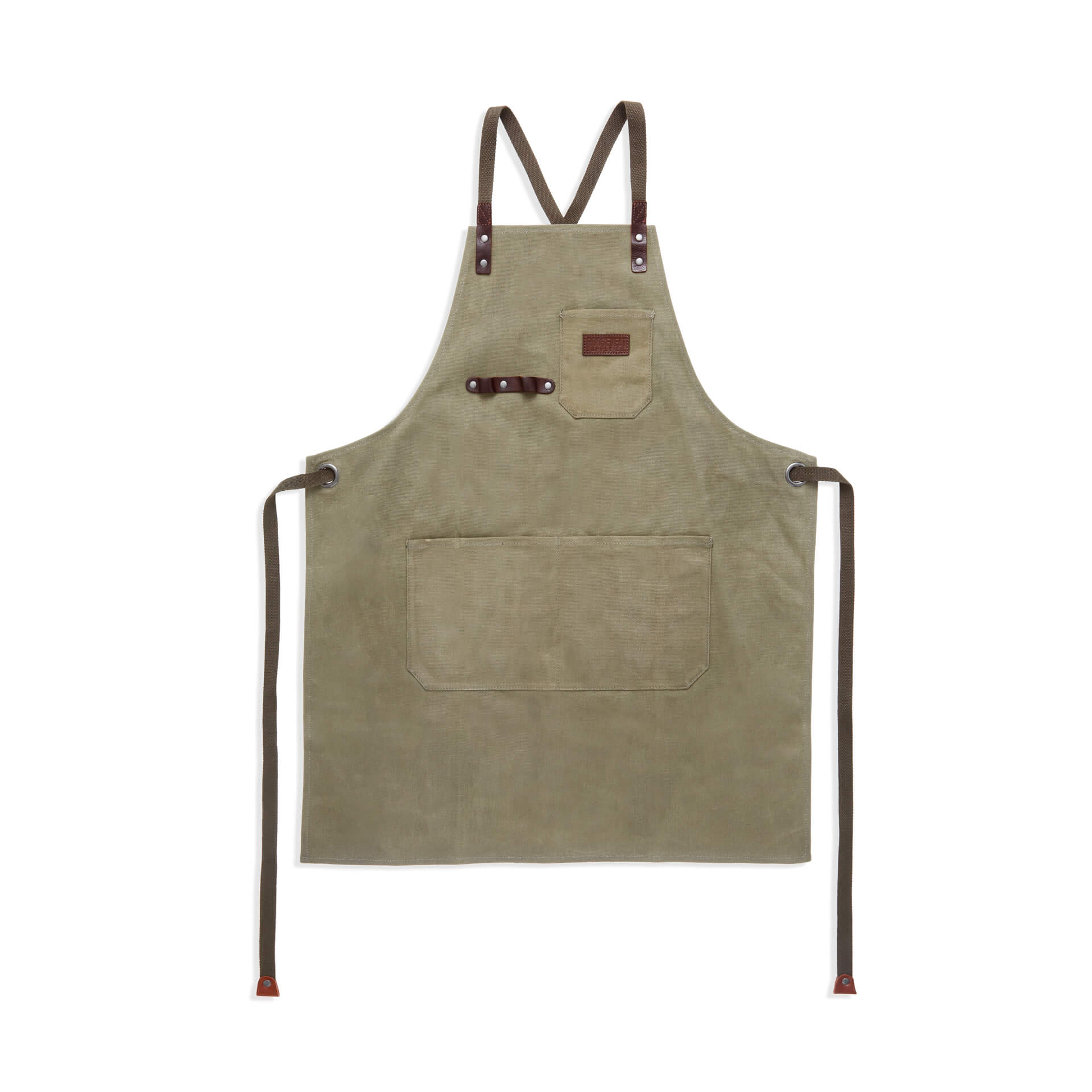 Waxed canvas apron