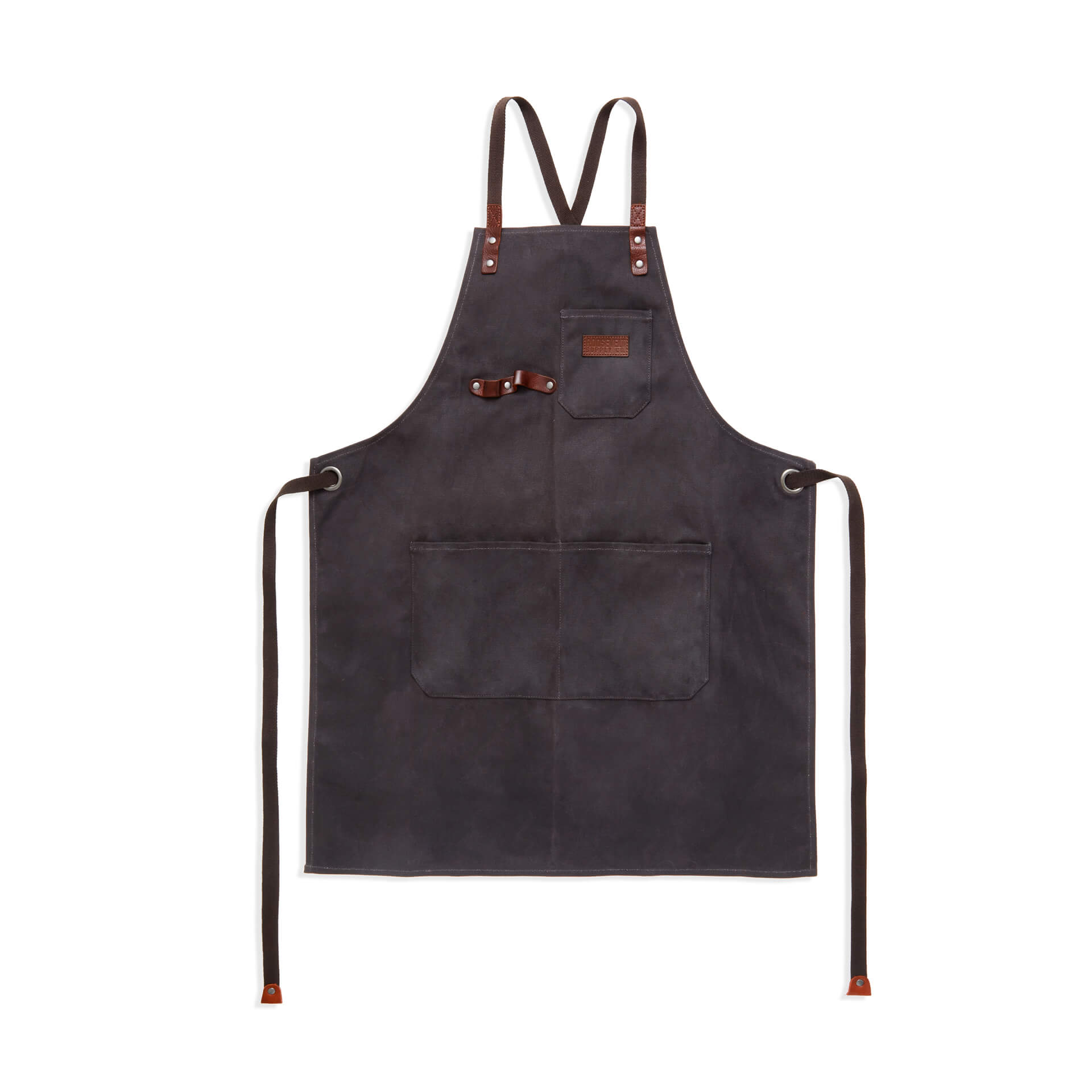 Waxed canvas apron