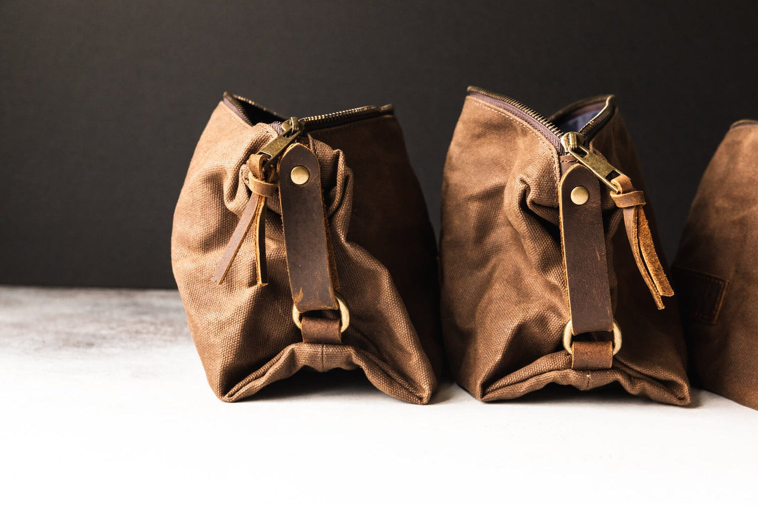 Waxed Canvas Dopp Kit - Roosevelt Supply Co.